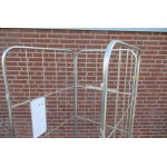 3-Heks rolcontainer, used.